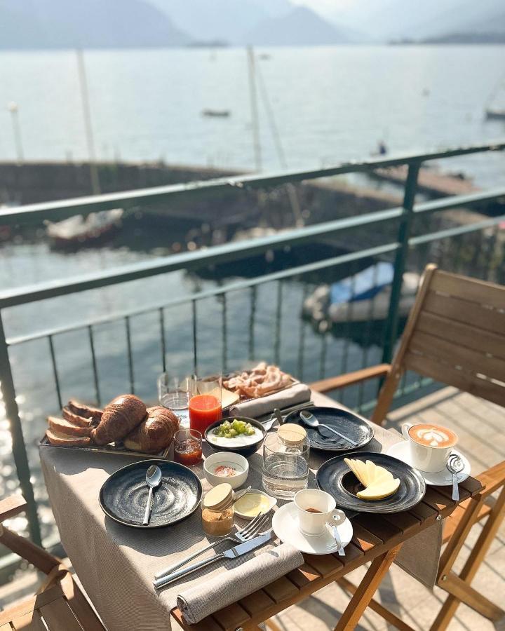 Hotel La Dama del Porto Laveno-Mombello Esterno foto